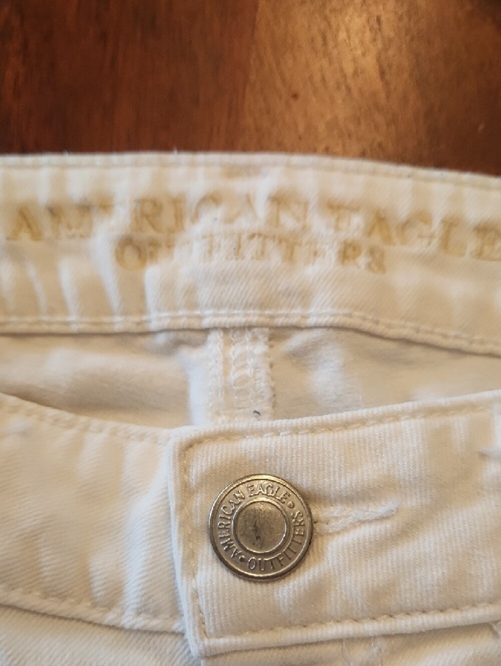 American Eagle Outfitters White Skinny Jeans - Picture 3 of 7
